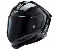 Alpinestars Supertech R10 Solid black carbon matt/glossy helmet vel. 2XL