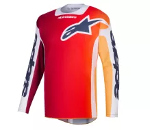 Motokrosový dres Alpinestars Racer Portl red/grey