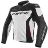 Bunda na moto Dainese RACING 3 white/black/red