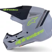 Alpinestars SM3 Radium grey/black/yellow matt helmet vel. M
