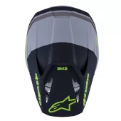 Alpinestars SM3 Radium grey/black/yellow matt helmet vel. M