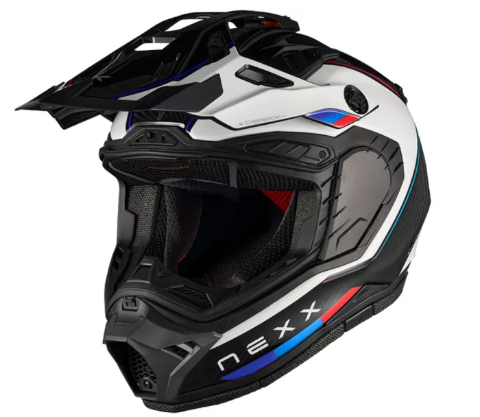 Adventure helma NEXX X.RALLY Raid blue/red