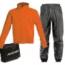 Pláštěnka Acerbis Rain suit logo fluo orange/black