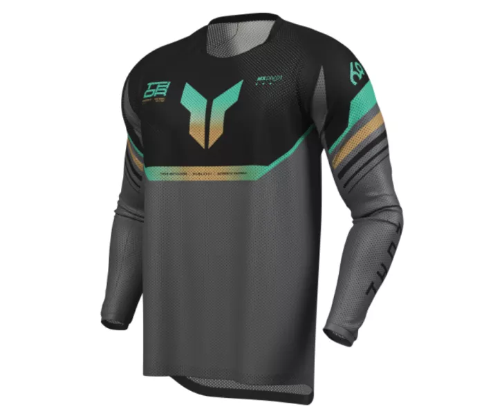 Pánsky dres Thor Launchmode Vented Raptor black/charcoal