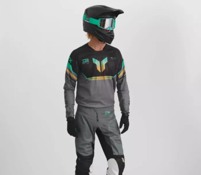 Pánsky dres Thor Launchmode Vented Raptor black/charcoal