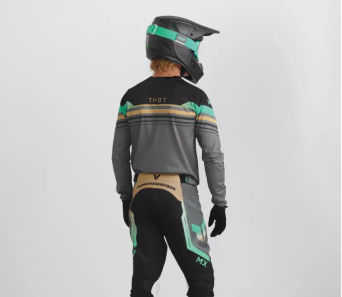 Pánsky dres Thor Launchmode Vented Raptor black/charcoal