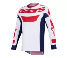 MX dres Alpinestars Racer Riway white/blue/red