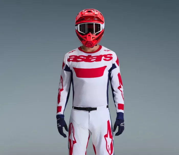 Alpinestars Racer Riway white/blue/red vel. S