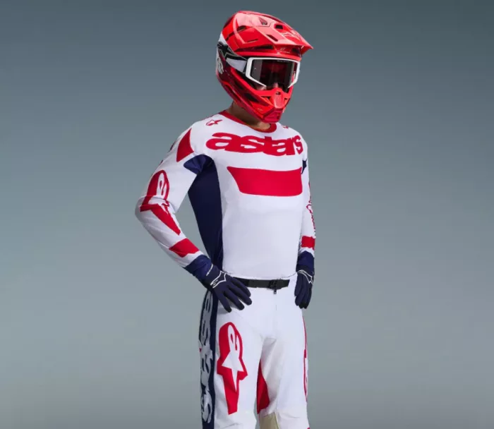 Alpinestars Racer Riway white/blue/red vel. S