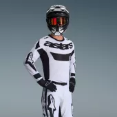 Motokrosový dres Alpinestars Racer Riway white/black
