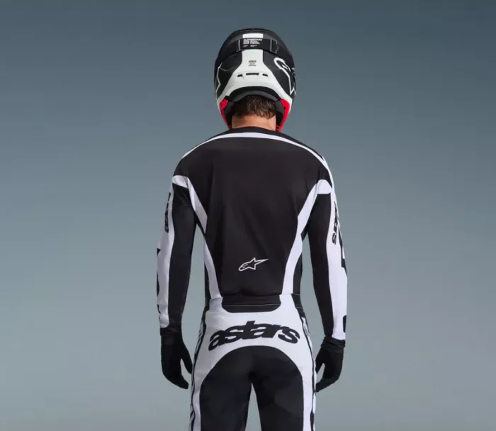 Motokrosový dres Alpinestars Racer Riway white/black