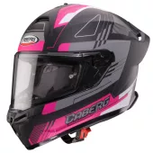 Helma na moto Caberg Roxter Colt matt black/fuchsia/white