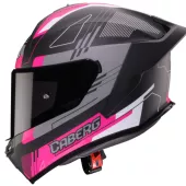 Helma na moto Caberg Roxter Colt matt black/fuchsia/white