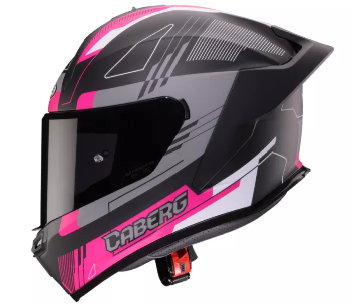 Helma na moto Caberg Roxter Colt matt black/fuchsia/white
