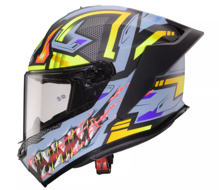Helma na moto Caberg Roxter Hunter matt black/grey/yellow fluo