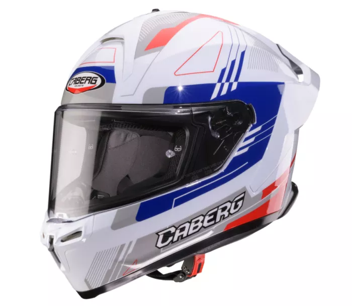 Motocyklová prilba Caberg Roxter Colt white/red/blue/grey