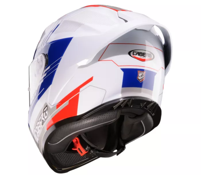 Motocyklová prilba Caberg Roxter Colt white/red/blue/grey