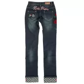 Dámské džíny Rusty Pistons RPTRW11 Rose blue vel. 26|32