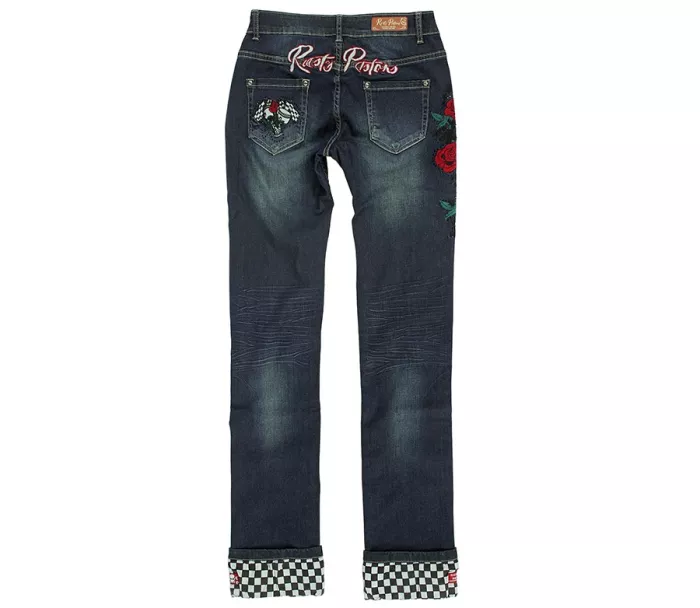 Dámské džíny Rusty Pistons RPTRW11 Rose blue vel. 26|32
