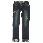 Dámské džíny Rusty Pistons RPTRW11 Rose blue vel. 26|32