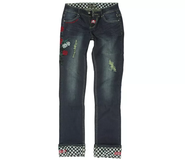 Dámské džíny Rusty Pistons RPTRW11 Rose blue vel. 26|32