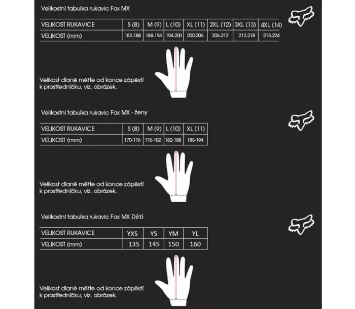 Fox 31389-130 Yth Dirtpaw Glove, Fluorescent Yellow vel. YL