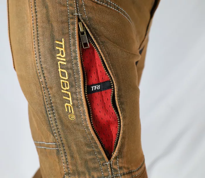 Trilobite Parado doublelayer AAA slim fit men jeans long rusty brown level 2 vel. 40