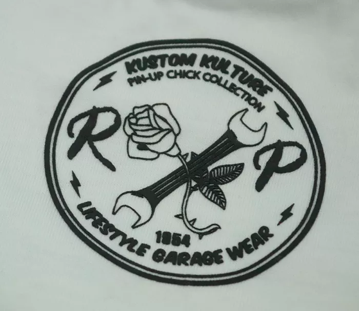 Damska koszulka Rusty Pistons RPTSW36 She biało/czarna rozmiar XS