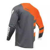 Motokrosový dres Thor Sector dres charcoal/orange veľ. XL