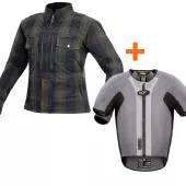 Výhodný set: Kevlarová košeľa Trilobite 2096 Roder Tech-Air dámska + Alpinestars Tech-Air 5 vesta