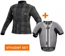 Výhodný set: Kevlarová košeľa Trilobite 2096 Roder Tech-Air dámska + Alpinestars Tech-Air 5 vesta