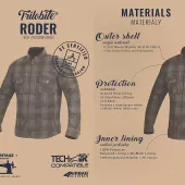 Výhodný set: Kevlarová košeľa Trilobite 2096 Roder Tech-Air pánska + Alpinestars Tech-Air 5 vesta
