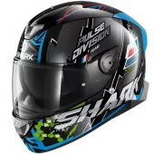 Helma na moto Shark KBG Skwal 2 Noxxys Black Blue Green