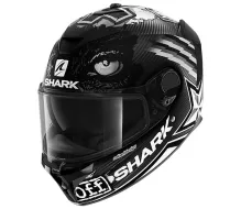 Helma na moto Shark DWA Spartan GT Carbon Redding Mat Carbon White Anthracite
