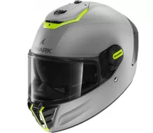 Helma na moto Shark SPARTAN RS BLANK Mat SP Silver Yellow Silver/SYS vel. XL