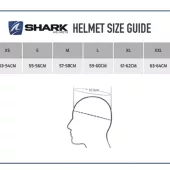 Helma na moto Shark KMA EVO GT BLANK Mat Black vel. M
