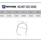 Shark HE3306E KMA S STREET DRAK BLANK MAT Black Mat