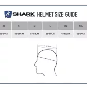 Helma na moto Shark STREET DRAK BLANK MAT Black Mat