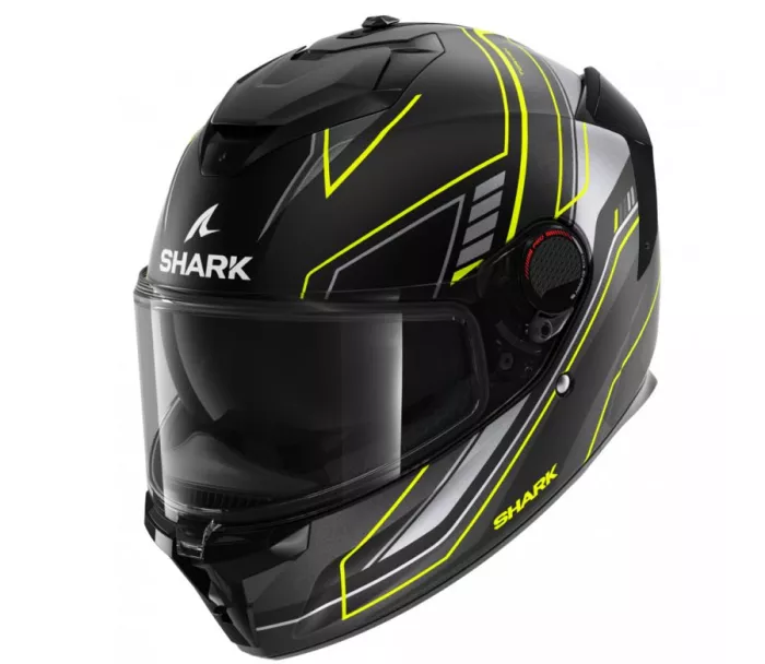 Helma na moto Shark HE1316E KYA SPARTAN GT PRO TORYAN Mat Black Yellow Antracite vel. S
