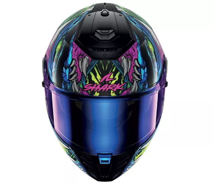 Shark KGV SPARTAN RS SHAYTAN Black Green Violet vel. M