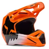 Fox 36387-824 Yth V1 Shield Helmet, Fluorescent Orange vel. YS