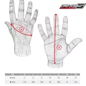 Rukavice na motorku Five TFX4 black vel. 2XL
