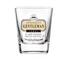 Poháre na whisky Naozajstný gentleman