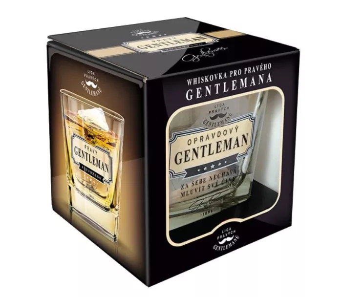 Poháre na whisky Naozajstný gentleman