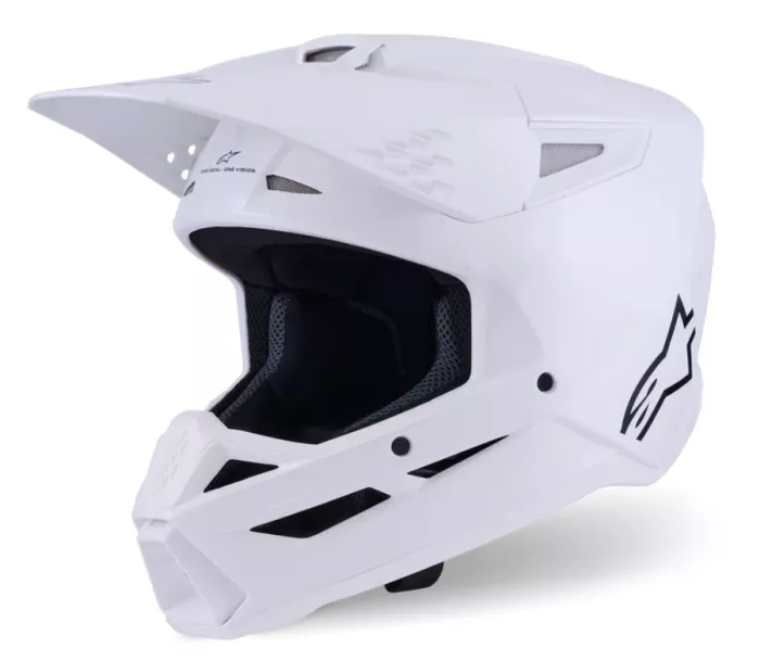 Alpinestars SM3 Solid white glossy helmet vel. M