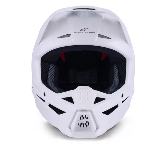 Alpinestars SM3 Solid white glossy helmet vel. M