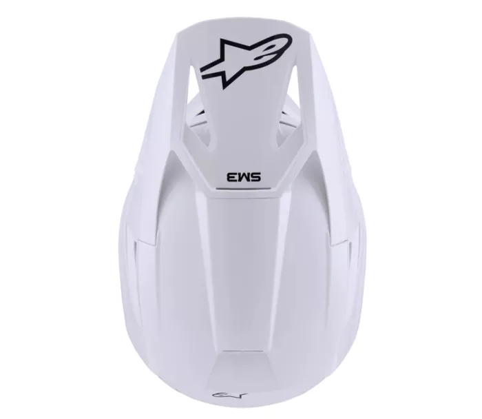 Alpinestars SM3 Solid white glossy helmet vel. M