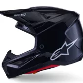 Alpinestars SM7 Solid black glossy helmet vel. L