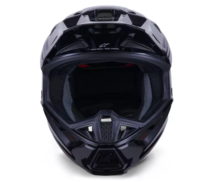 Alpinestars SM7 Solid black glossy helmet vel. L