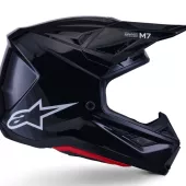 Alpinestars SM7 Solid black glossy helmet vel. L
